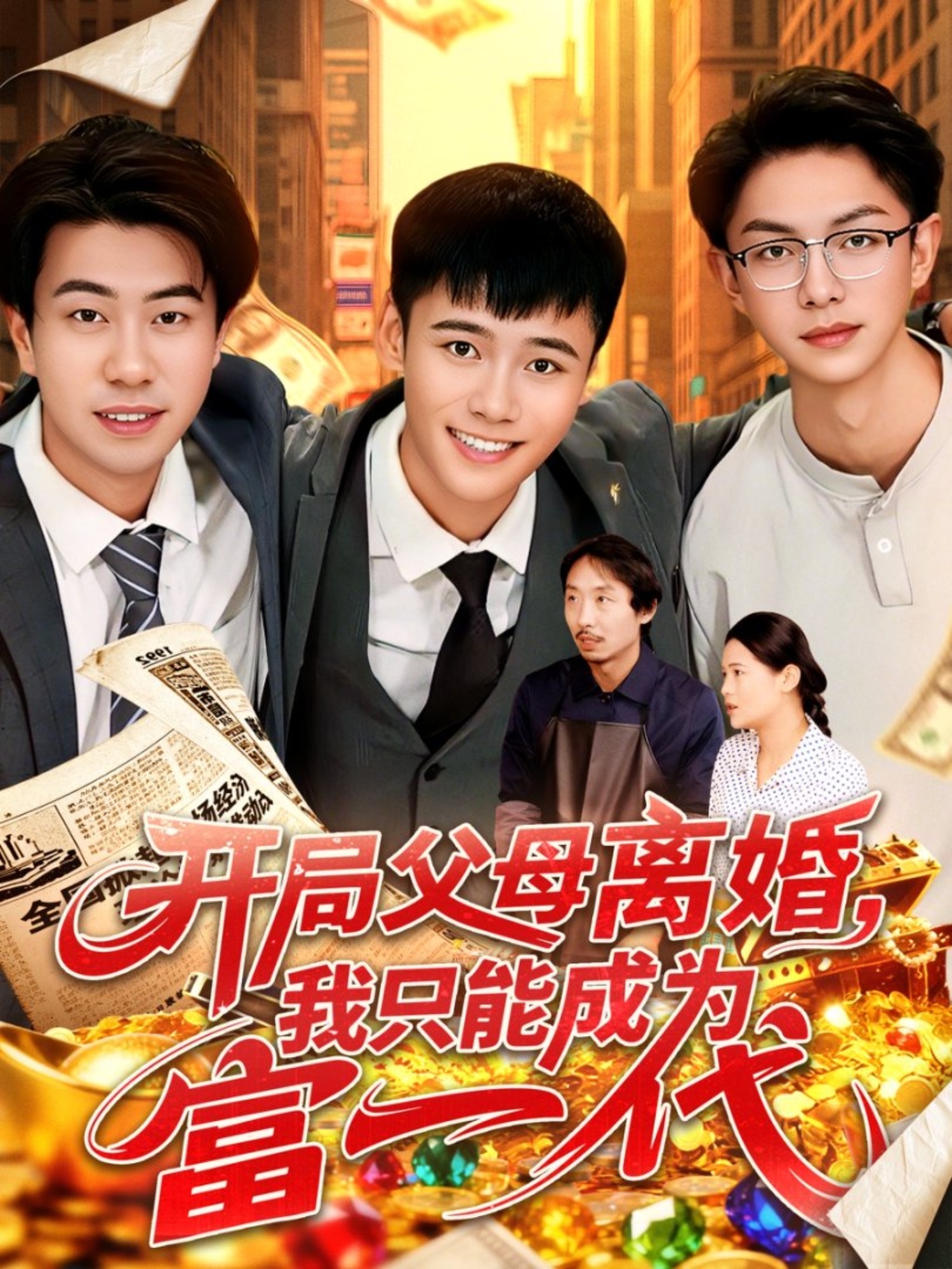 开局父母离婚，我只能成为富一代第03集