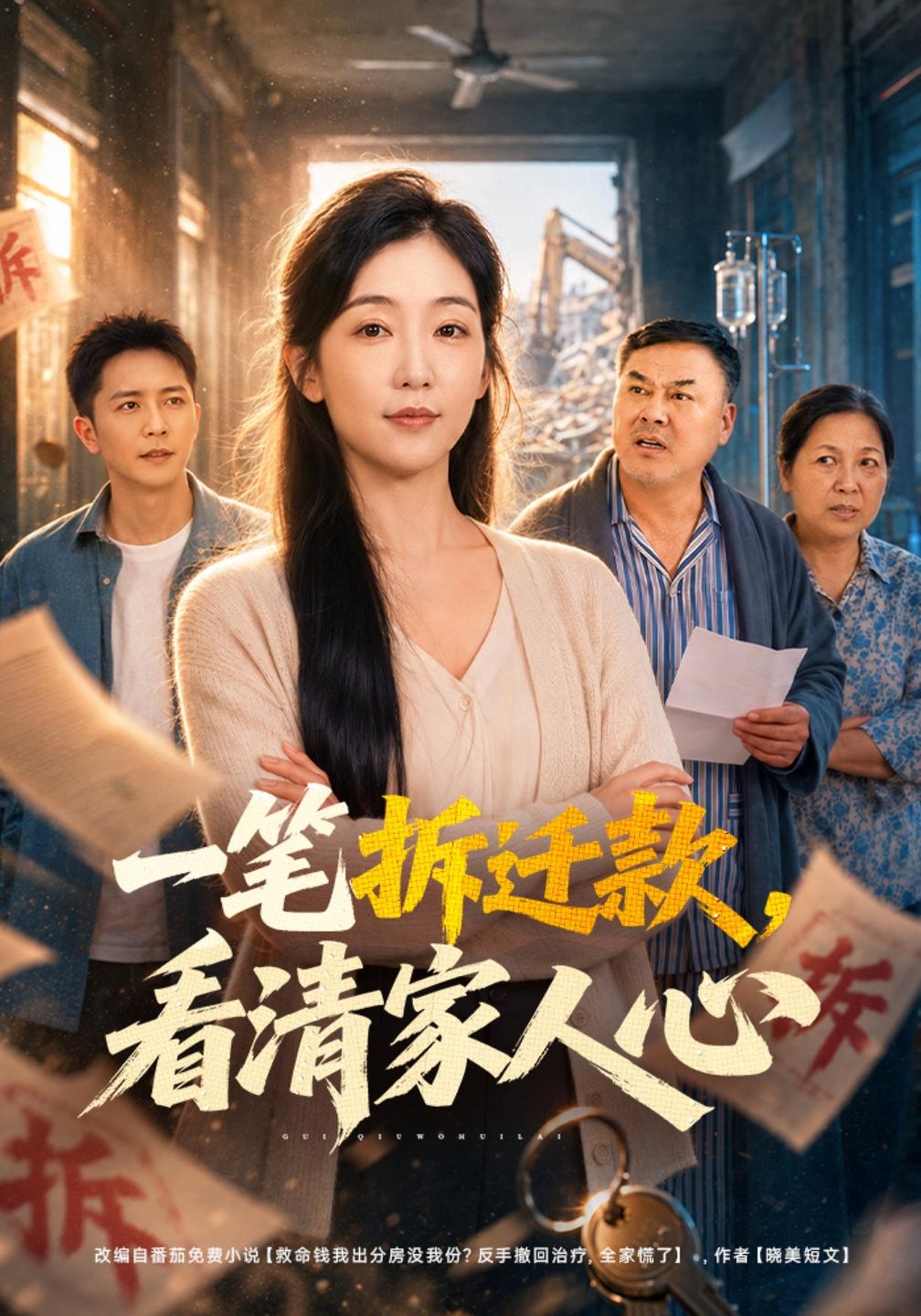 一笔拆迁款，看清家人心(全集)